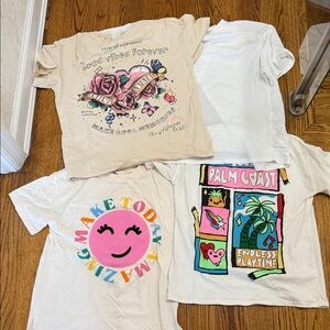 Zara Kids Graphic Tees - Set of 4